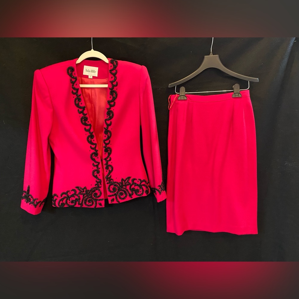 Nolan Miller Vintage Beaded Suit